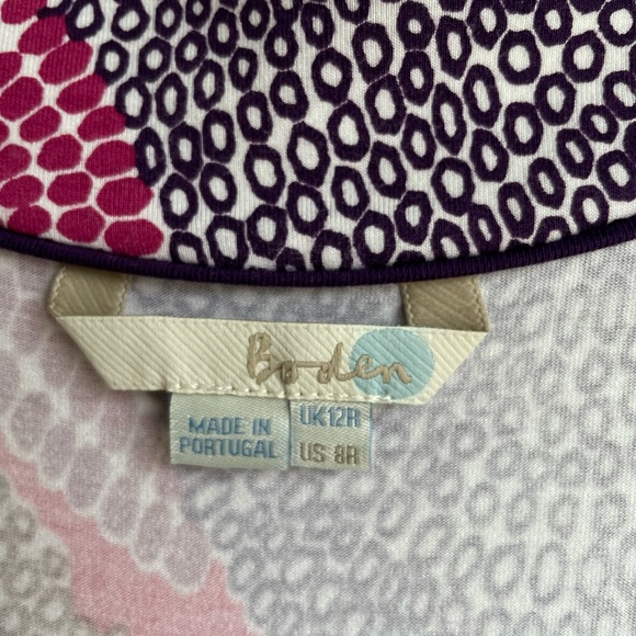 Beautiful Boden maxi dress, flattering v neck and smocked waist, size 8 - Picture 3 of 6